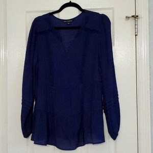 Zach and Rachel Bohemian Navy Top